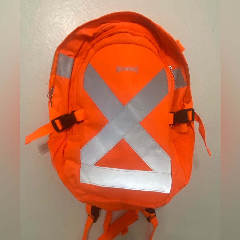 Occunomix Signal Hi Vis Reflective Utility Safety Backpack Orange
